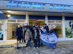 supporters sua agen trévise aéroport